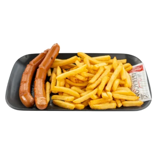 Frankfurter + Pommes