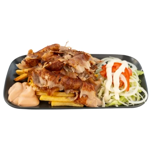 Kebapteller + Pommes oder Brot